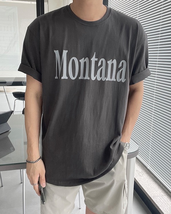 몬타나 반팔 티셔츠 (2 color)