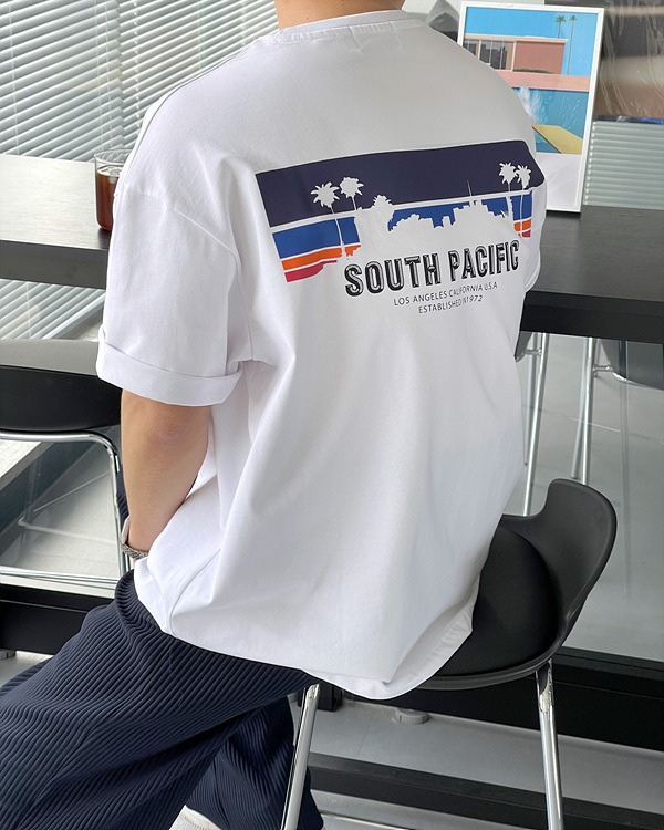 사우스 퍼시픽 오버핏 반팔 티셔츠 (3 color)